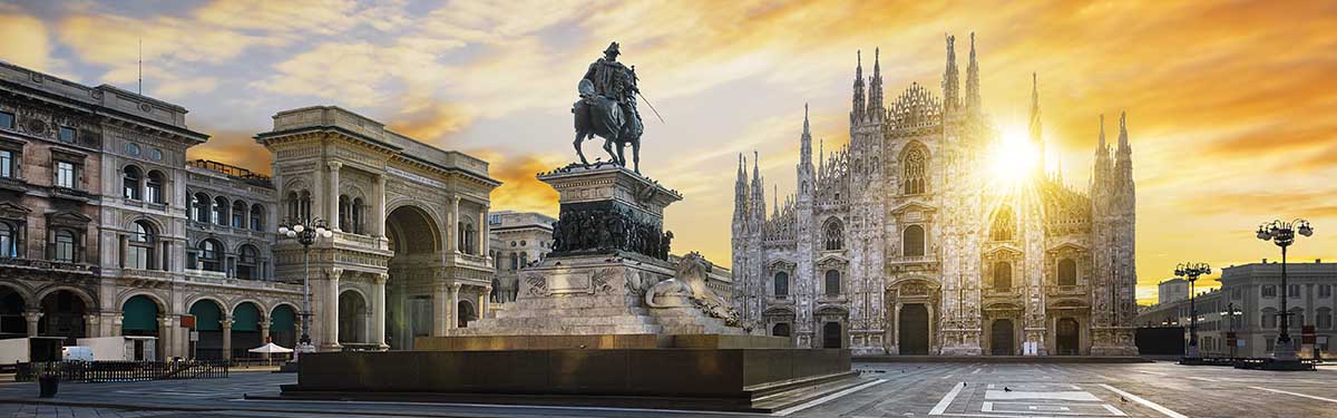 Milan city view
